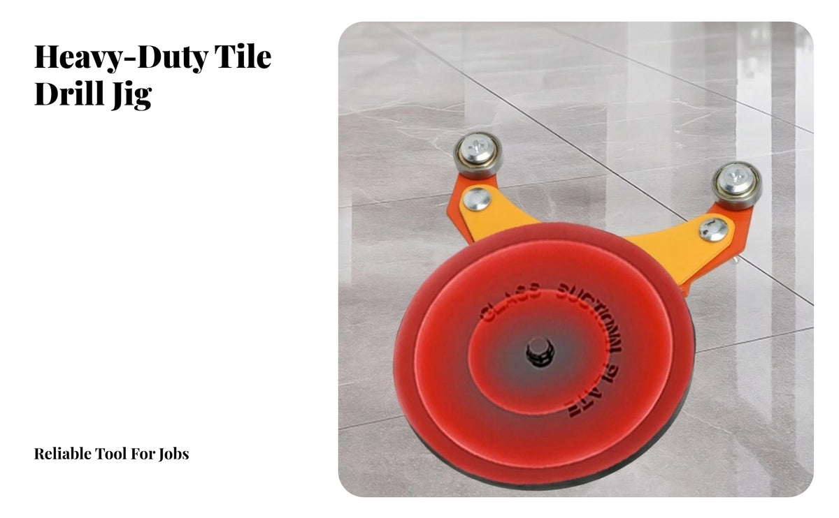 Precision Tile Hole-Positioning | Secure Locking Lever, Tile positioning guide, for restroom Renovation
