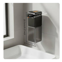 Adjustable Dispensing Twin Head Automatic Soap Dispenser Rechargeable Electric Foam Soap Dispenser Large Capacity Smart Sensor Hand Wash Station Waterproof for Public Restroom, Office, Restaurant, Hotel