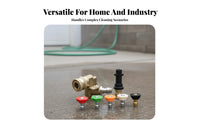 Reach Hard-to-Clean Areas 1/4 Inch Quick Connect Coupler Wear-Resistant Pressure Washer Angle Adapter 4500 PSI Rated for DIY Enthusiasts
