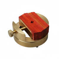 Brass Seal Holder Stand Knurled Screw Stamp Carving Clamp Wood Grain Stamp Engraving Holder