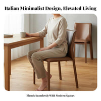 Minimalist Design Upholstered Armless Chair Stackable Upholstered Armless Side Chair Light Luxury Design Dining Seating Ergonomic Back Support for Interior Designers, Homeowners, Apartment Dwellers, Restaurant, Living Room