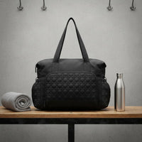 Travel Duffel Bag Organized Pockets Mother's Bag Removable Shoulder Strap for Moms, Women, Fitness