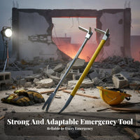 Halligan Bar High-Carbon Steel Crafted Firefighter Extraction Tool Demolition for Contractors, Professionals, Fire Scenes, Wall Removal, Renovation