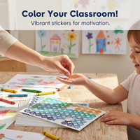 Kids' Reward Stickers for Teachers, Students, and Kindergarten - Encouragement and Praise Stickers