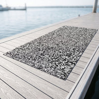 Boat Flooring with Drainage Grooves Textured Marine Deck Pad Long-Lasting