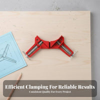 Aluminum Alloy Right Angle Clamp Versatile 90 Degree Corner Clamp L-Shaped Clamping Square Easy to Use Workshop Supply
