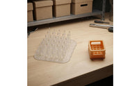 Miniature Crate Set Molded Side Panels Mini Crate Bottle Sprue Orange Plastic Scene Model Piece Handle Cutout for Dioramas