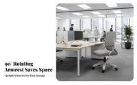 Latex pad Ergonomic Task Chair Adjustable Height Mesh spine Rolling Chair Support rotate Seat Sturdy Construction for Remote Workers, gaming enthusiasts, Students, Study Room, Workspace