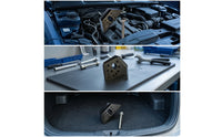 Wedge-Shaped Battery Hold-down Block with Bolt Sturdy Battery Hold-down Kit Sturdy Vehicle Part High Temperature Resistant for Mechanics