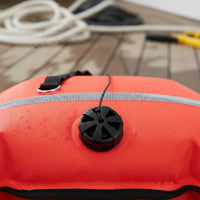 Underwater Lift Bag Stainless Steel D-Loop Scuba Diving Lift Bag Overpressure Valve Technical Diving Buoy for Divers