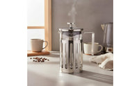 Coffee Press Coffee Brewer Anti-Scald Handle Stainless Steel Frame Coffee Press Manual Plunger Brewer Dishwasher Safe Portable