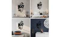 Wall Decoration with Bats and Arachnid Indoor Halloween Spirit Wall Decor Slim