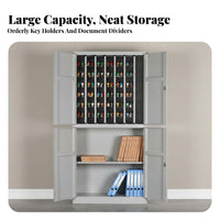 Key Management Cabinet Reliable Lock Options Wall-Mounted Key Cabinet Lockable Lockbox for Property Managers, Hotel Repair Shop, School, Hospital