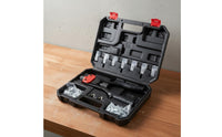 Rivet Nut Set Various-Size Manual Rivet Nut Tool Kit Heavy Duty Hand Riveter Kit for Metalworkers, DIY Enthusiasts, Metal Fabrication