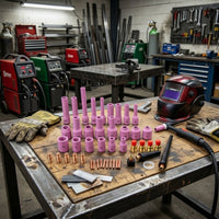 Welding Torch Accessory Kit Metal Joining Torch Consumables Reliable Collet Body for Welders
