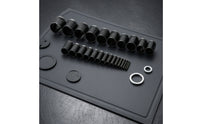 26 Pieces Leather Circle Cutter Tool Set Heavy Duty Leather Hole Punch Dies Kit Interchangeable Hole Perforator for Leathercrafters, Leathercraft