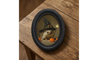 Black Finish Oval Picture Frame Ornate Vintage Oval Frame Tabletop Display