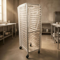 Transparent Baking Tray Rack Cover Zippered Clear PVC Rack Cover Dustproof