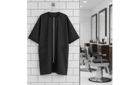 Salon Coat Hair Hairdresser Smock Zip-Front for Barbers