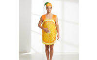 Orange Slice Costume Realistic Design Funny Orange Outfit 3D Effect Fruit Costume