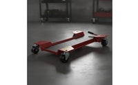 Controlled Motorcycle Mover Dolly with Swivel Wheels Stable Motorcycle Garage Dolly Low-Height for Mechanics