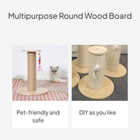 Solid Wood Cat Tree Climbing Board DIY Accessory
