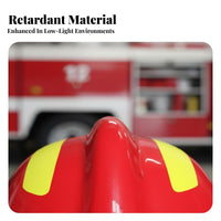 Retardant Firefighter Helmet Collision Resistant F2 Rescue Helmet Shock Absorbing Emergency Rescue Hard Hat Night Reflective Design for Firefighters, Firefighting, Accident Sites, Outdoor Operations