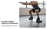 Increases Range of Motion Squat Block Non-Slip Squat Block Multi-Functional Heel Elevation Block Lightweight & Portable for Weightlifters, Athletes, Beginners, Squats, Home Gym, Workout