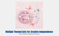 Colorful Mirror Radiant Butterfly Face Sticker, Kids Face Decoration, Stage Makeup Crystal Patch