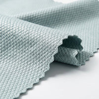 5 Pack Fish-Scale Microfibre Cloth, 30x40cm Glass Cloth for Panes and Mirrors, Reusable Polishing Rag for Kitchen and Glass