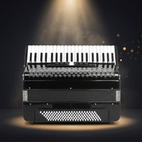 Piano Accordion 120 Bass Accordion with Bag Premium Musical Instrument for Stage Performance, Practice