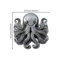 Sea Creature Paper Clip Metal Finish Sea Creature Clip Vintage Style Stationery Clips for Journalers, Planners, Desk Decoration