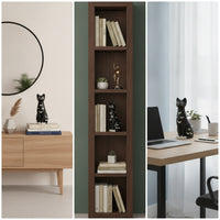 Cat Figurine Sculpted Cat Ornament Minimalist Whimsical for Shelf, Tabletop