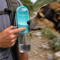 Portable Pet Water Bottle and Food Dispenser for Dogs and Cats