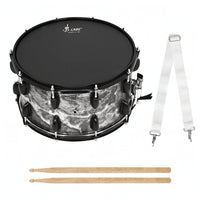 10 Lugs 14 X 8 Inch Snare Drum Metal Tension Rods Black Snare Drum