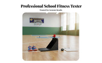 Sit and Reach Test Clear Scale Student Flexibility Test Instrument Non-Slip Base Forward Bend Measurement Tool for Students, School, Home, Gym