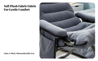 Foldable Design Adjustable Recliner Chair Space-Saving Padded Folding Recliner Portable Leisure Seat Extra Comfort for Students, Young Adults, Gamers, Dorm Room, Brief Restping, Home Office, Small Areas