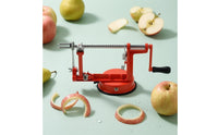 Crank Handle Countertop Apple Peeling Tool Suction Base Manual Apple Peeling Tool Metal Kitchen Tool Glossy Finish