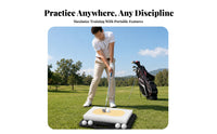 Golf Bunker Training Mat Target Area Bunker Practice Mat Ball-Holding Slots