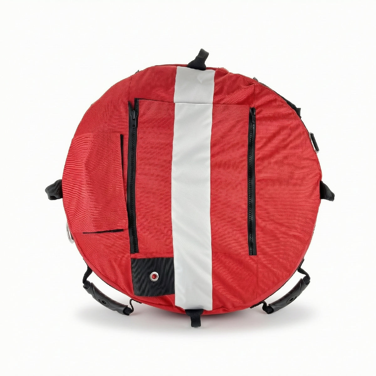 Inflatable buoys with Flag High Visibility Inflatable buoys Portable floats Marker for Divers, Boating