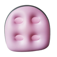 Inflatable Bathtub Cushion Tufted Bath Cushion with Suction Cups Inflatable Bath Pillow Padded Non-Slip for Adults