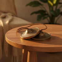 Hand Cymbals Small Finger Cymbals Portable Sagats for Practitioners, Meditation