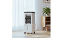 Easy to Move Portable Evaporative Air Cooler Wheeled Cooling Fan for Bedroom