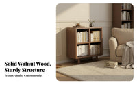 Sturdy Construction Wooden Sideboard Cabinet Multifunctional Living Room Accent Cabinet Easy to Clean Household Furniture Retro Design for Homeowners, Apartment Dwellers, Design Enthusiasts, Entryway, Hallway, Study, Bedroom