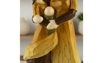 Family of 3 Statue Sentimental Faceless Resin Family Sculpture Timeless Mother and Child Statue for Bookshelf, Office