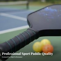 Carbon Fiber Pickleball Paddles Lightweight Pickleball Paddle Set Sports Equipment Non-Slip Grip for Professionals, Tournaments