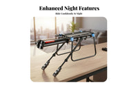 Easy Installation Quick Release Bike Rack High Load Capacity Rear Bike Rack Heavy Duty for Touring Cyclists, Commuters, Commuting