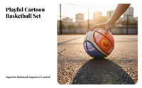 Low Noise Silent Basketball Realistic Feel Quiet Dribble Basketball High Rebound for Children 7+, Beginners, Indoors, Apartment, Dorm Room