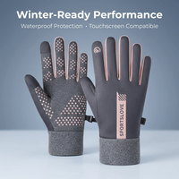 Winter Thermal Gloves Fleece Lining, Soft Warm Knit Gloves Women, Touch Screen Winter Gloves, Warm Gloves for Outdoor, Fleece Lined Thermal Gloves