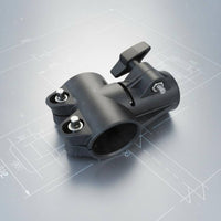 Triple Way Drum Connector Metal Hardware Double Way Drum Clamp Adjustable Music Accessory